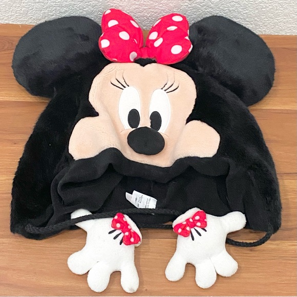 Rare Tokyo Disney Resort Minnie Mouse With Hands Character Fun Cap Hat Unisex - Picture 1 of 16